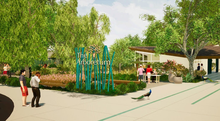 The L.A. Arboretum Breaks Ground on a New Visitor Plaza